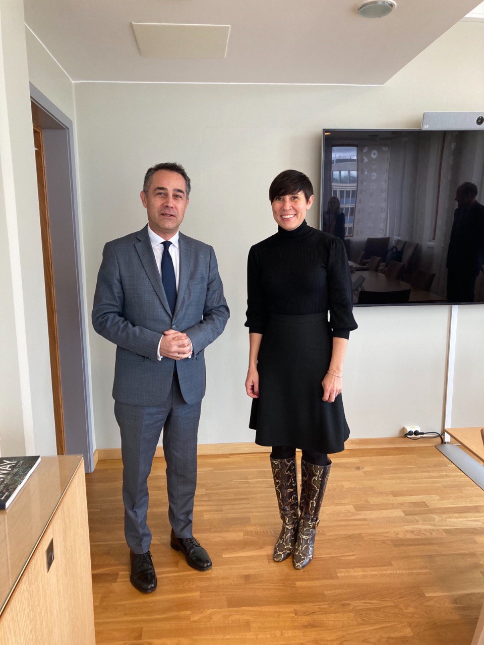 Oslo Meeting with Norwegian Minister of Foreign Affairs Ine Eriksen