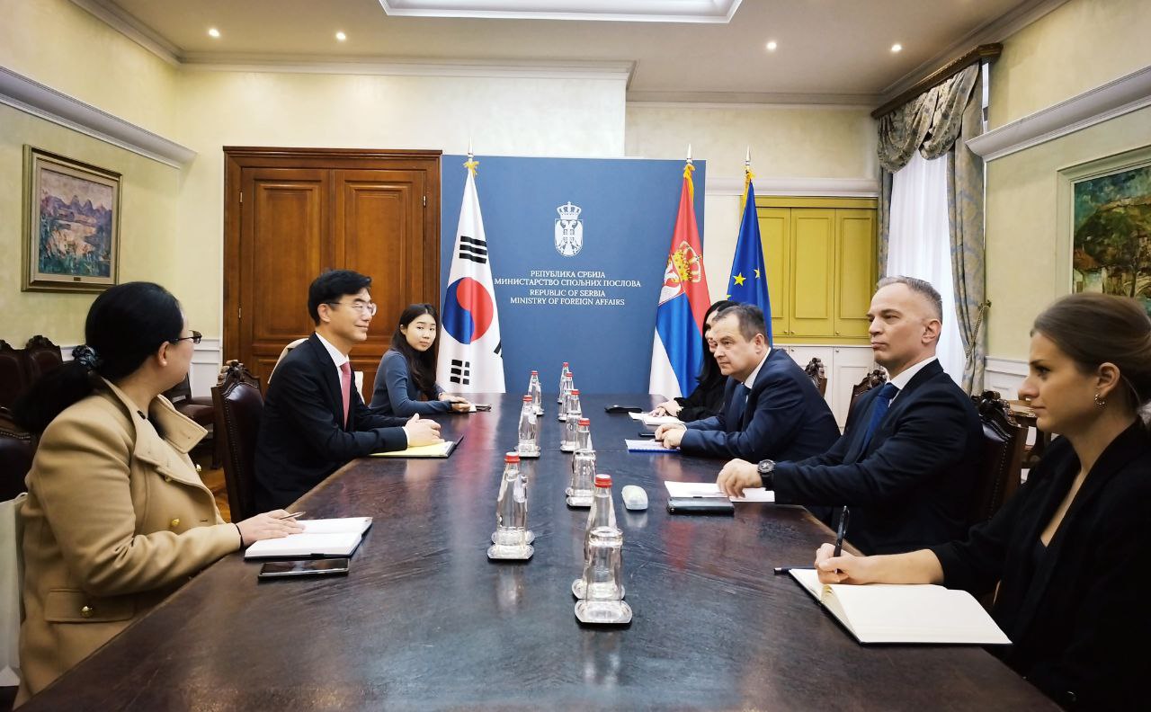 Minister Dačić meets with the Ambassador of Korea | Ministry of Foreign ...
