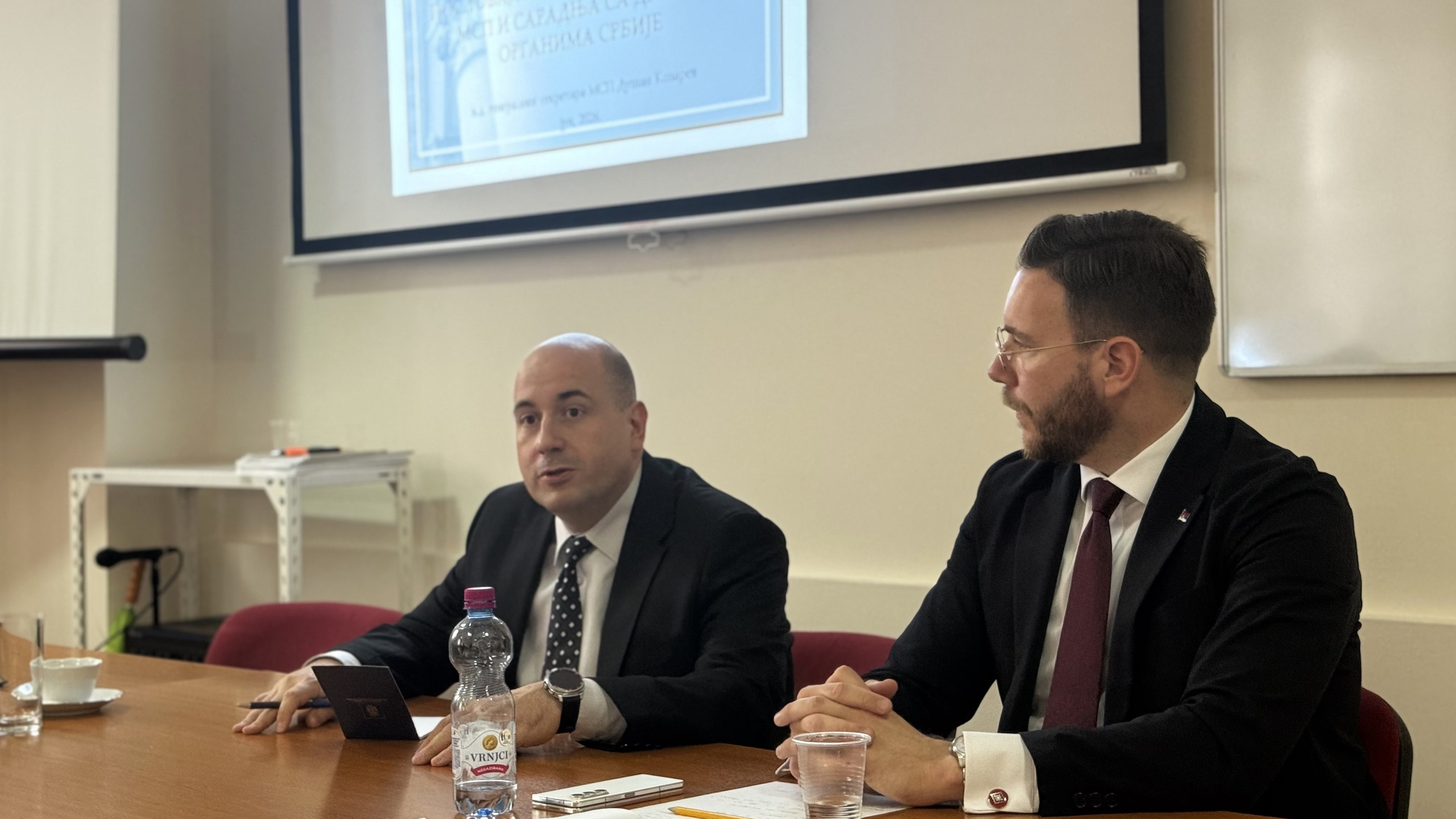 Kozarev Delivers Lecture at the Diplomatic Academy
