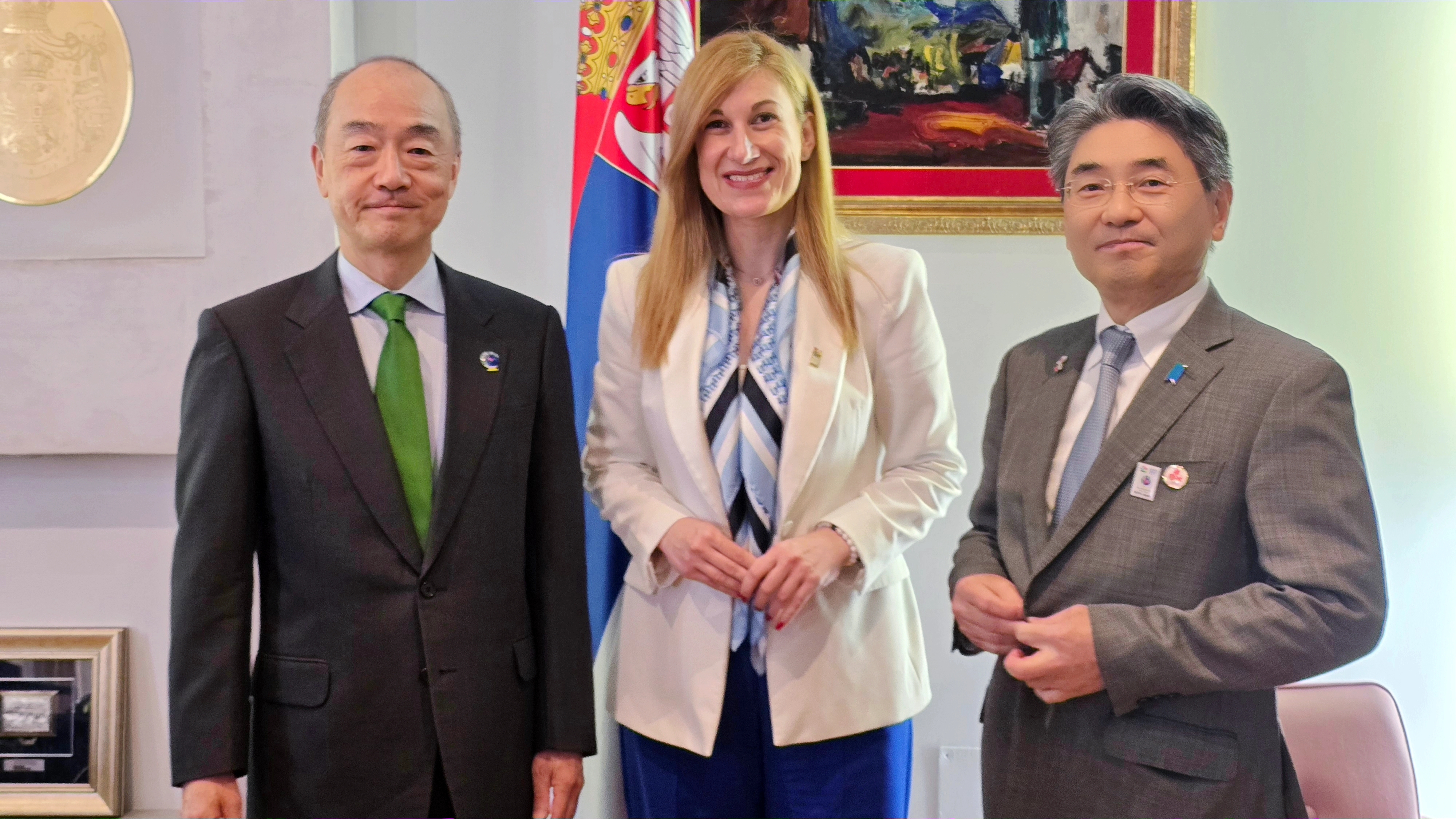 Jovanović Confers with Japanese Commissioner for GREEN x EXPO 2027