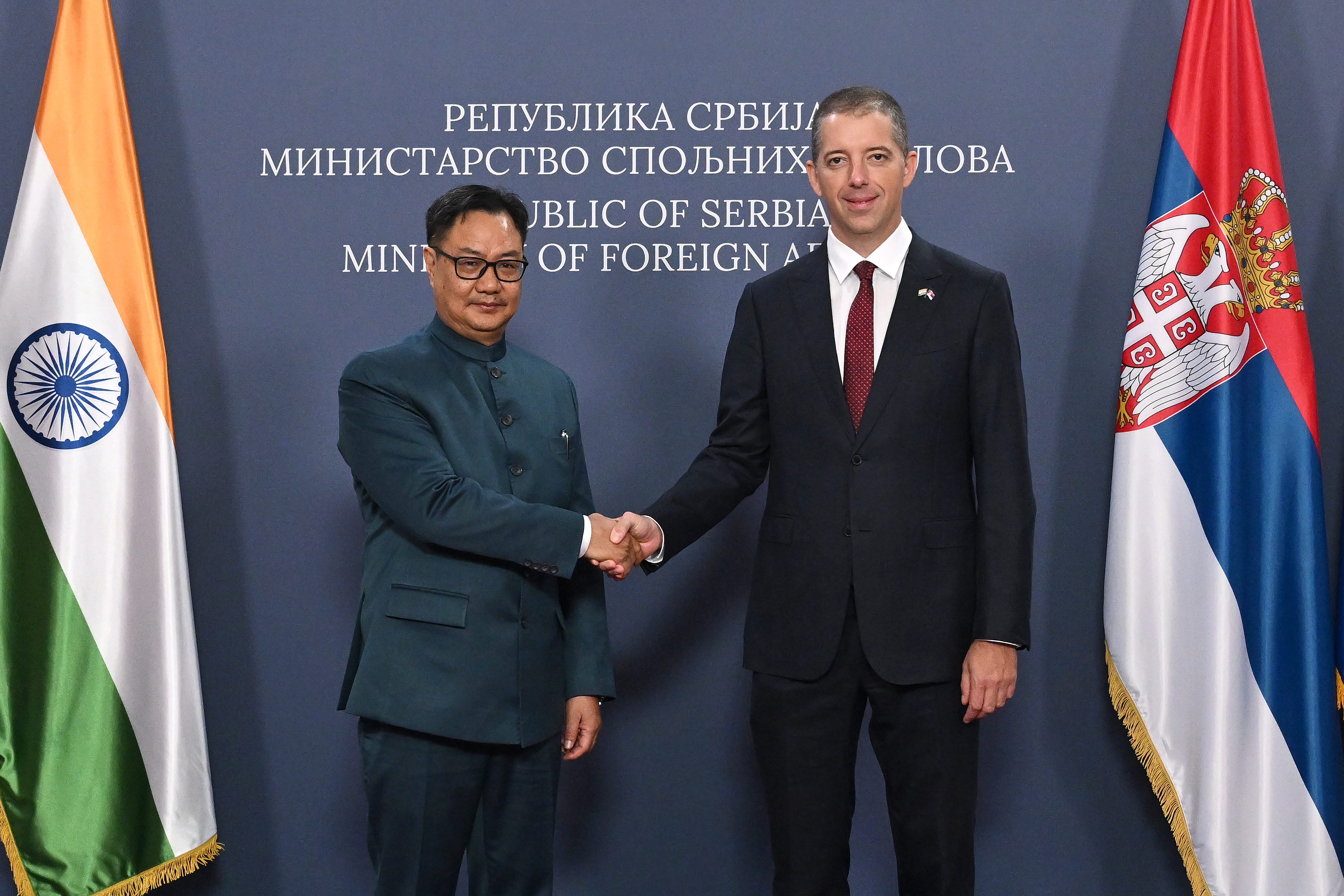 Đurić Meets with India’s Minister of Parliamentary and Minority Affairs