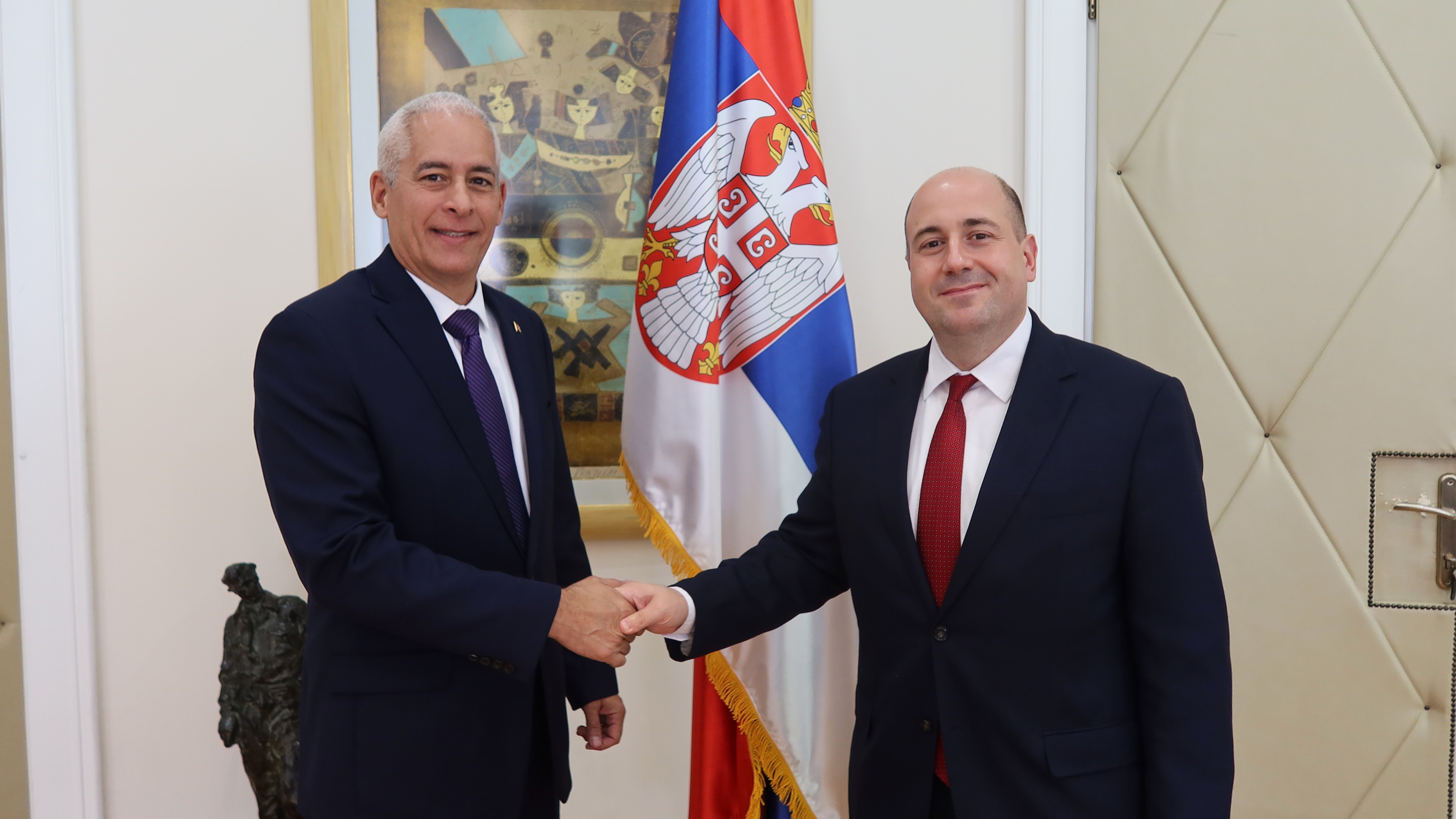 Kozarev Confers with Cuba’s First Deputy Foreign Minister